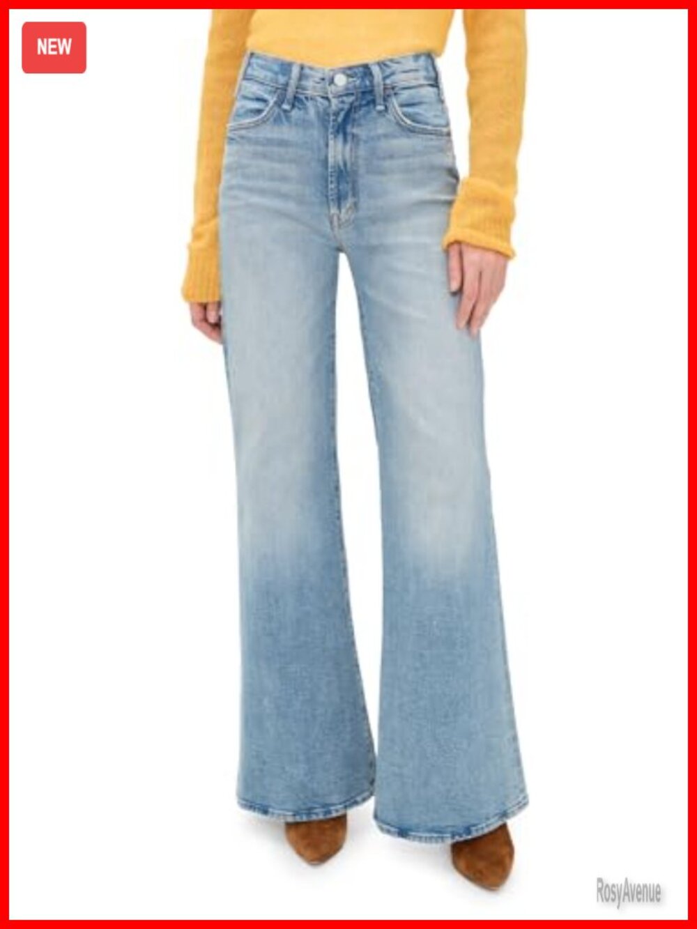 High Rise Roller Sneak Jeans Mid-Weight Low-Stretch Denim 5-Pocket USA Made